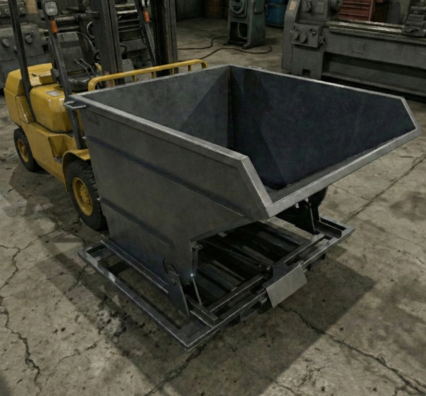 Forklift Self-Tip Hopper – Free Reference Model
