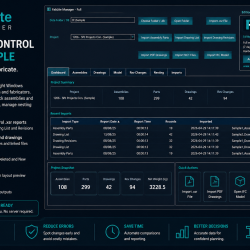Yearly - FabLite Manager - Steel Project Control Made Simple